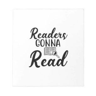 Bloc-note Reading art readers