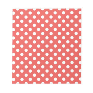 Bloc-note Red and White Polka Dots
