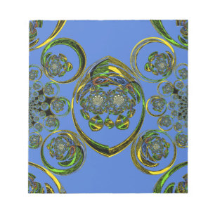 Bloc-note Regardez mes courbes bleues