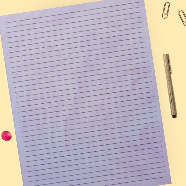 Bloc-note Règle de l'école à revêtement noir en marbre viole (Créateur téléchargé)