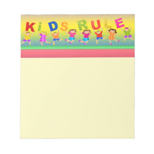 Bloc-note Règle des enfants