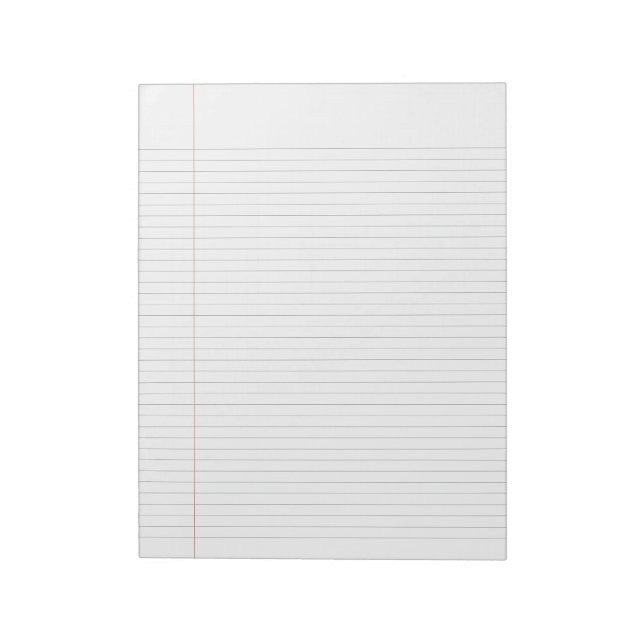 Bloc-note Règle du Collège Ligne Verte Classique  (Tourné)