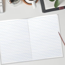 Règle du collège Paysage en papier bleu à ligne 11