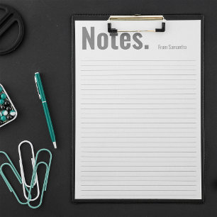 Bloc-note Remarques personnalisées spectaculaires