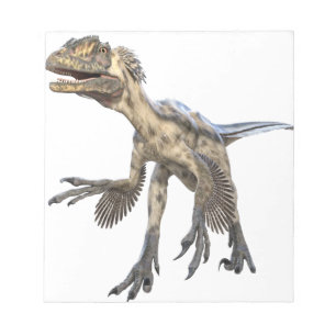 Bloc-note Remplissage de dinosaure de Deinonychus