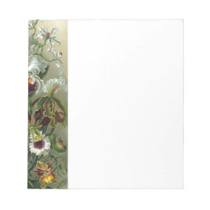 Bloc-note rendez-vous romantique fleurs rsvp chic coloré