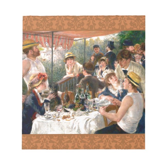Bloc-note Renoir French Luncheon Booking Party (Devant)