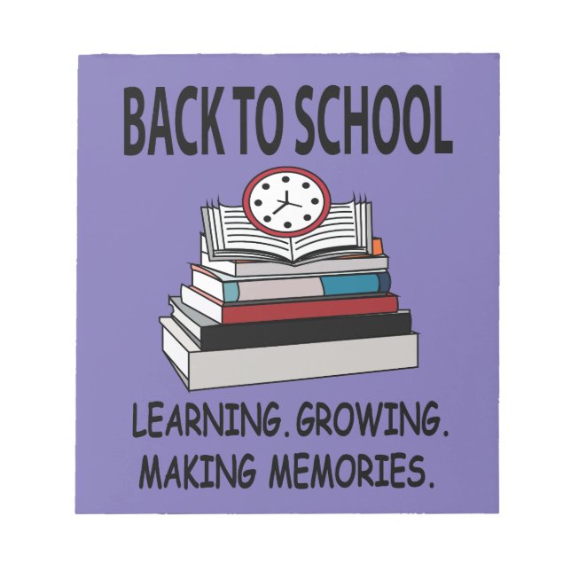 Bloc-note Retour À L'École (Devant)