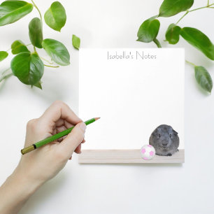 Bloc-note Retourner À L'École Guinée Pig Pink Football Ball 