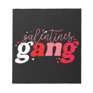 Bloc-note Retro 2023 Saint Valentin Galentines Gang Funny