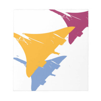 Bloc-note Retro Concorde Jet Avion Design