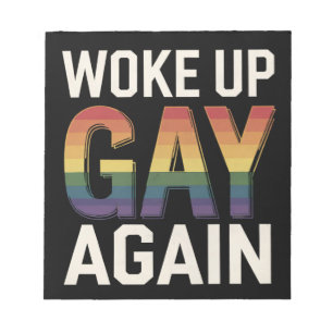 Bloc-note Réveillé Gay Encore Drôle LGBTQ Fierté Allié Arc-e