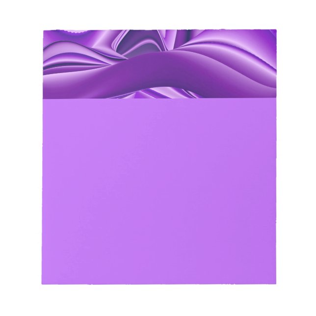 Bloc-note Rêves arc-en-ciel à fleurs violettes (Devant)