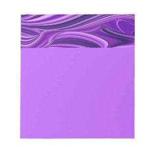Bloc-note Rêves arc-en-ciel à fleurs violettes