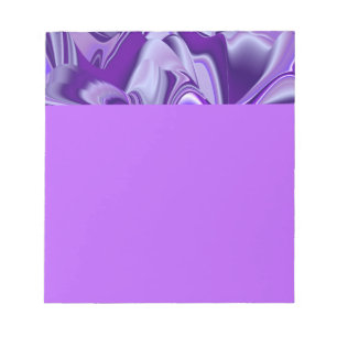 Bloc-note Rêves arc-en-ciel à fleurs violettes