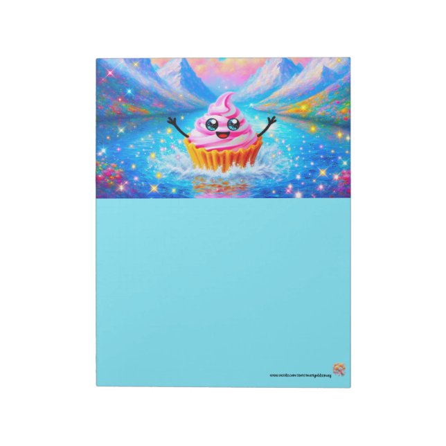 Bloc-note Rêves de Cupcake Kawaii (Tourné)
