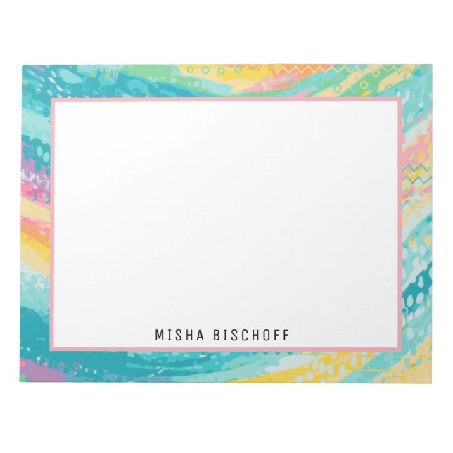 Bloc-note Rêves de piscine à marée tropicale (Devant)