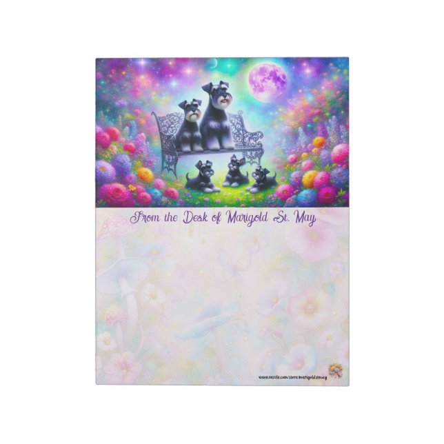 Bloc-note Rêves de Schnauzer (Tourné)