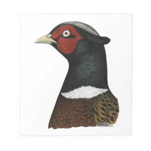 Bloc-note Ringneck Pheasant Head
