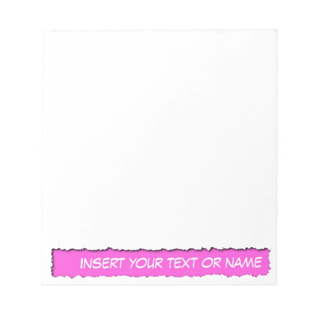 Bloc-note Ripped Notepad (Devant)