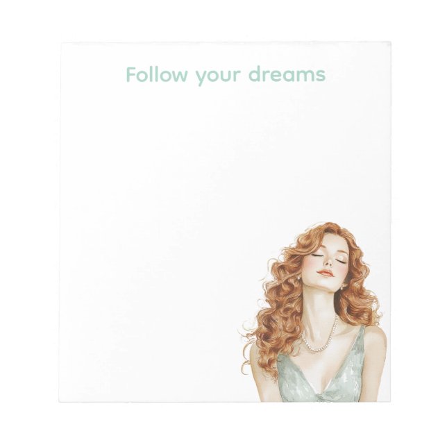 Bloc-note Robe à mât rouge (Devant)