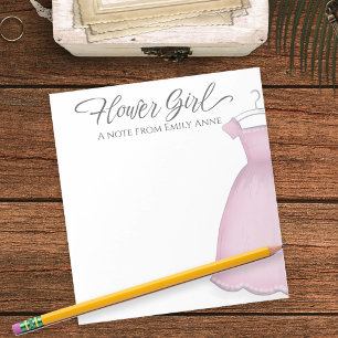 Bloc-note Robe Vintage Fleur mariage Personnalisée