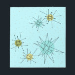Bloc-note Robin's Oeuf Blue Iconic Starbursts Notepad<br><div class="desc">Le motif du Bloc-notes de Robin's Oeuf Blue Iconic Atomic Starbursts est doté d'étoiles atomiques emblématiques. C'est vrai ! L’ancienne école, arrière - plan de couleur bleu oeuf de robin avec des taches d’or, est la toile de fond idéale pour les cercles turquoise, apaisants et vert poire kitsch. Les taches...</div>