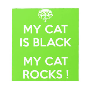 Bloc-note Roches du chat noir