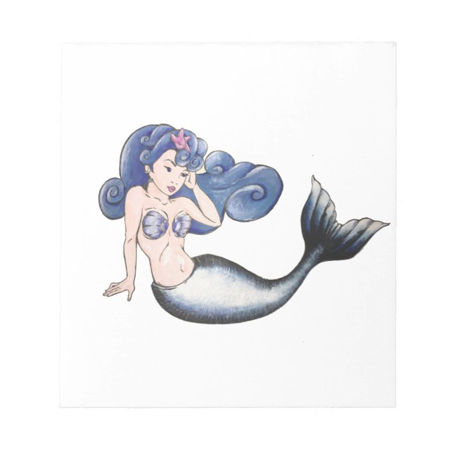 Bloc-note Rockabilly Mermaid (Devant)