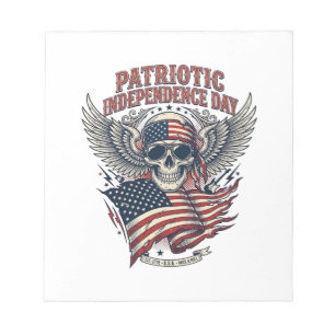 Bloc-note Rocker du bandana patriotique Méta musique Old Glo