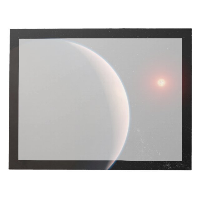 Bloc-note Rocky Exoplanet Gj 486 B Orbitant Une Étoile Naine (Devant)