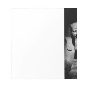 Bloc-note Roi pharaon noir et blanc