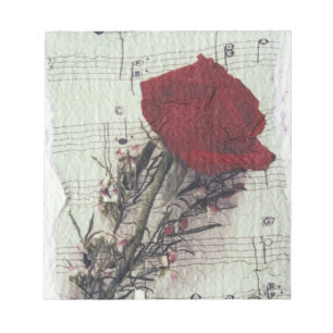 Bloc-note <Rose and Music>par Kim Koza 2