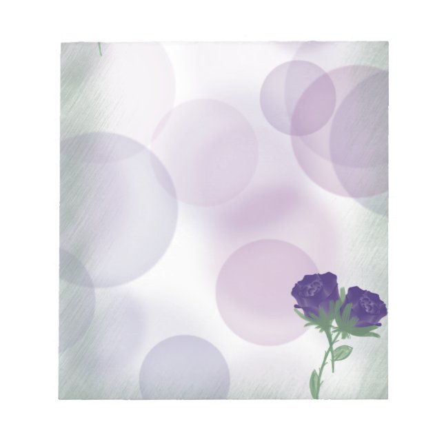 Bloc-note rose bulle (Devant)