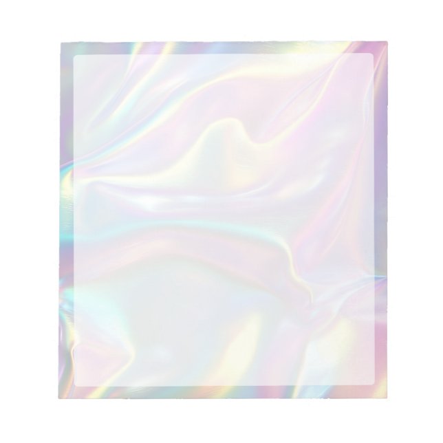 Bloc-note Rose holographique (Devant)