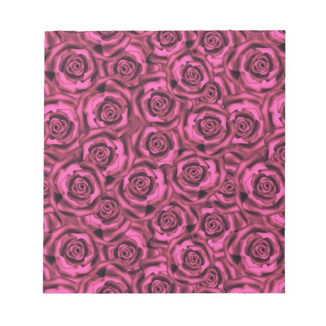 Bloc-note Rose rose (Devant)