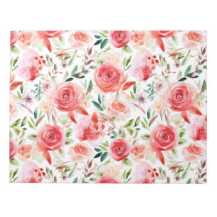 Bloc-note Rose victorien Reverie : Motifs floraux classiques