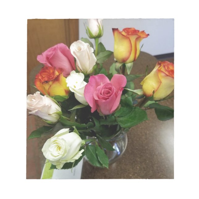 Bloc-note Roses (Devant)