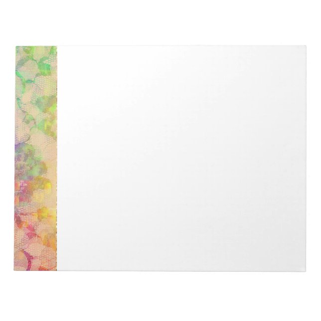 Bloc-note Roses de dentelle de Flor (Devant)