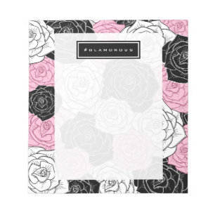 Bloc-note Roses modernes