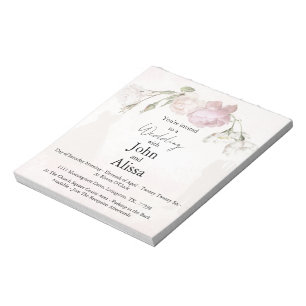 Bloc-note Roses Roses Roses et Collection des Mariés