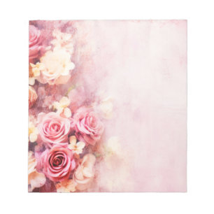 Bloc-note Roses Roses Roses Vintage