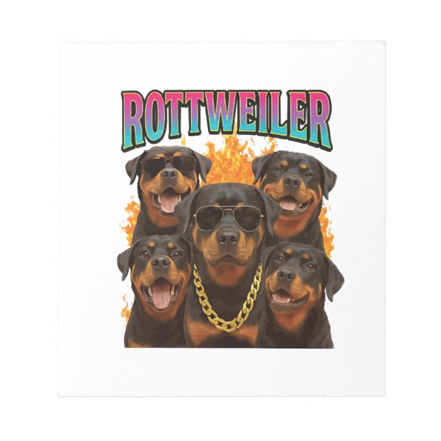 Bloc-note Rottweiler  (Devant)