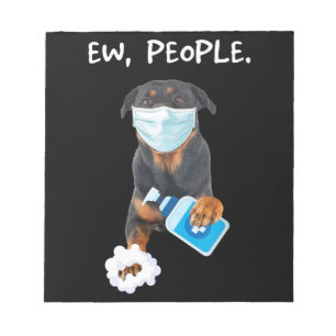 Bloc-note Roturtweiler Ew People Dog Wearing
