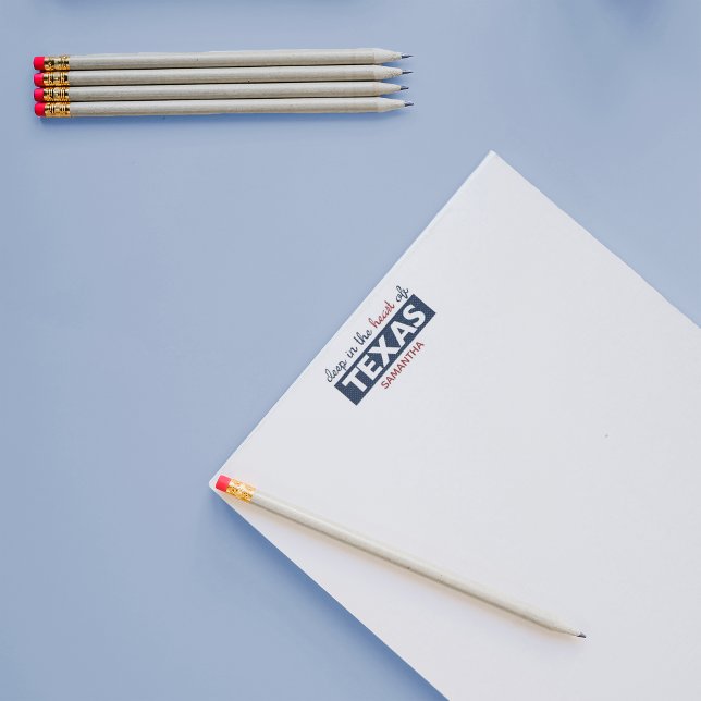 Bloc-note Rouge et Bleu au coeur du Texas (Créateur téléchargé)