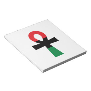 Bloc-note Rouge, Noir & Vert Ankh