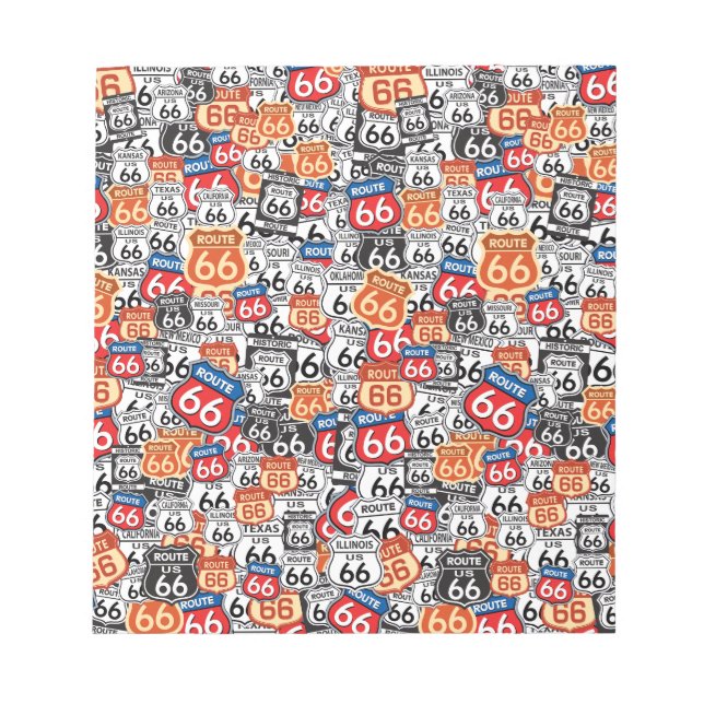 Bloc-note Route 66 (Devant)