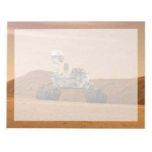 Bloc-note Rover Curiosity Du Laboratoire Scientifique Mars.