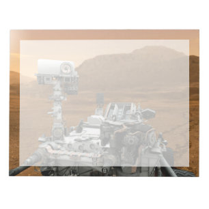 Bloc-note Rover Curiosity Du Laboratoire Scientifique Mars.