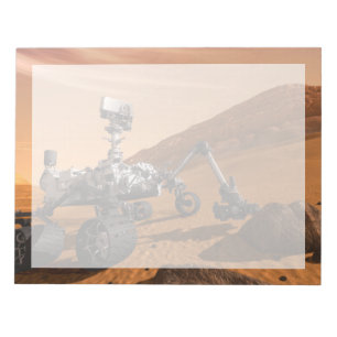 Bloc-note Rover Curiosity Du Laboratoire Scientifique Mars.